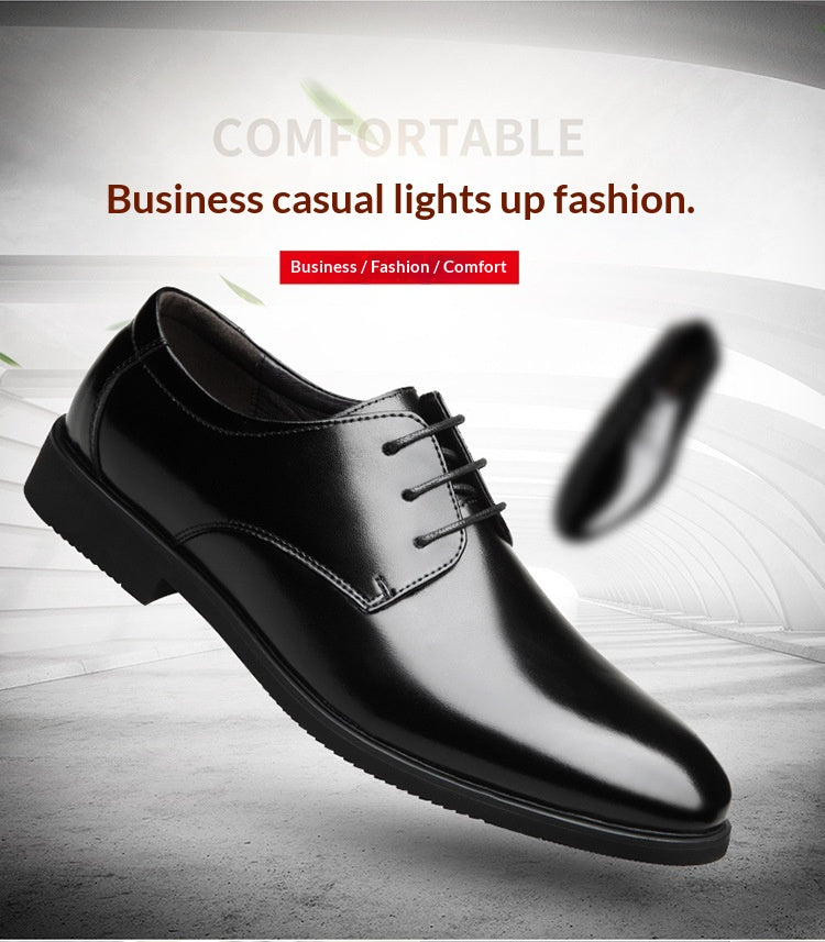 The Executive Oxford – Black Genuine Leather Formal Shoe