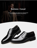 The Executive Oxford – Black Genuine Leather Formal Shoe