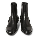 The Vienna Boot – Pointed-Toe Leather Chelsea