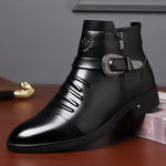 The Chelsea Boot – Genuine Leather, Black & Brown